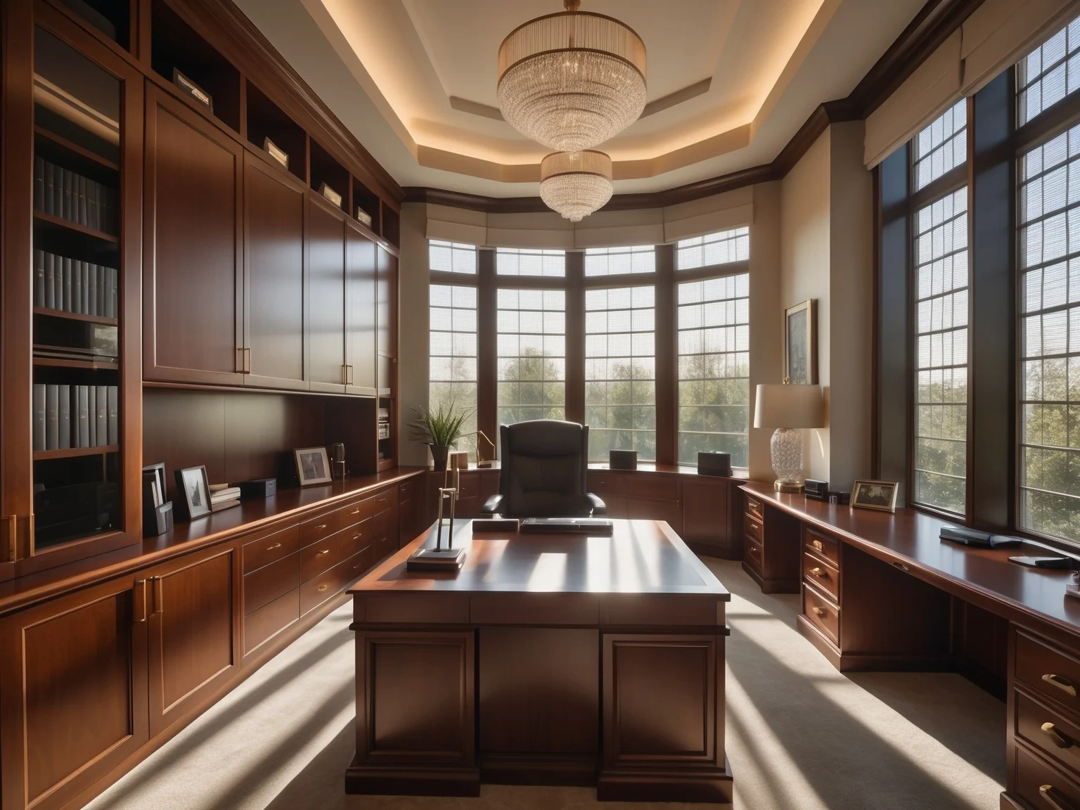 custom-built cabinets for home office in Dallas